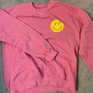 Preppy pink sweatshirt